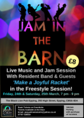 Jam in the Barn Leaflet Design